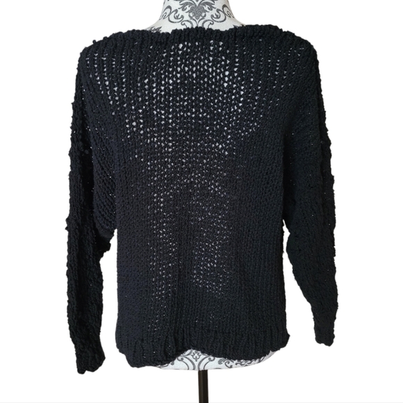 Free People Sunday Shore open knit loose fit sweater size XS - Picture 5 of 16